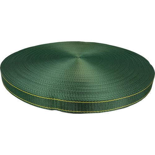 ■ユタカメイク ポリエステルベルト グリーン t2.1mm×35mm幅×100m〔品番:PXV35M〕【7014563:0】[送料別途見積り][掲外取寄][店頭受取不可]