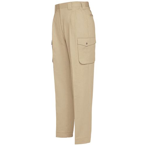 ■アイトス 2タックワークパンツ ベージュ ウエスト85cm〔品番:AZ77400285〕【7016877:0】[送料別途見積り][掲外取寄][店頭受取不可]