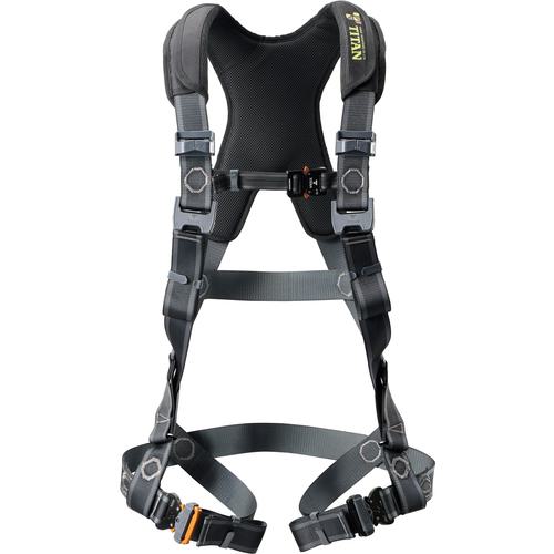 ■タイタン フルハーネス EASY Harness CROSS 黒〔品番:CRH10CLL〕【7016942:0】[送料別途見積り][掲外取寄][店頭受取不可]
