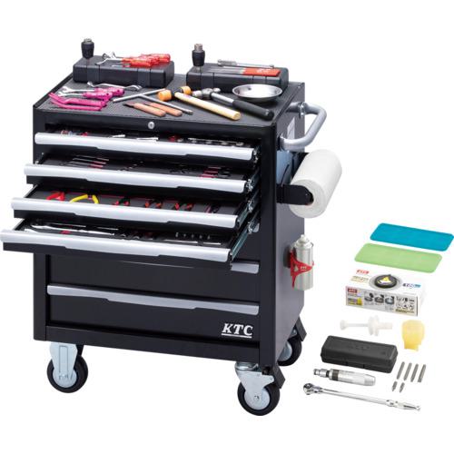 ■KTC 【2026SKSALE】 エキスパートセット[157点](7段7引出し)ブラック (工具セット)〔品番:SK95726EXBK〕【7019236:0】[送料別途見積り][法人・事業所限定][外直送][店頭受取不可]