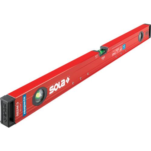 ■SOLA マグネティック アルミボックス水平器 全長100cm RedM3〔品番:01813301〕【7034761:0】[店頭受取不可]｜ホームセンターバロー　店