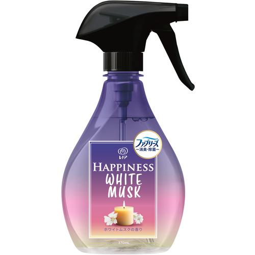 ■P&G ファブリーズ 衣類・布製品用消臭剤 レノア HAPPINESS HOTEL ホワイトムスクの香り 本体 370ml《12個入》〔品番:440796〕【7038441×12:0】[送料別途見積り][掲外取寄][店頭受取不可]