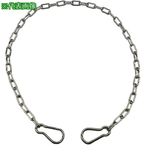 ■水本 ステンレス 金具付きチェーン 5-B 10m 両端スナップフック付〔品番:5BBB10〕【7056555:0】[送料別途見積り][掲外取寄][店頭受取不可]