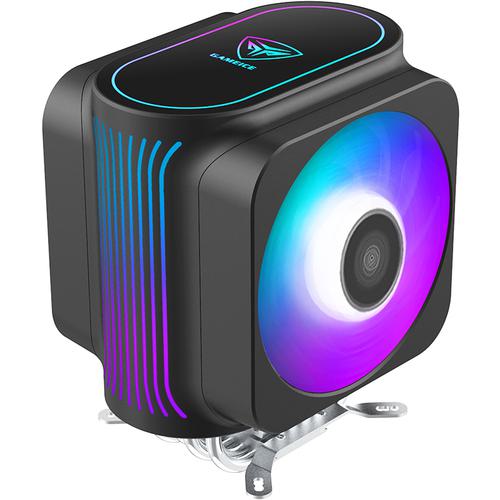 ■Owltech PCパーツ RGB LED搭載 空冷式CPUクーラー〔品番:GID66A〕【7058050:0】[送料別途見積り][掲外取寄][店頭受取不可]