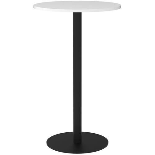 ■アールエフヤマカワ リスタ カフェテーブル ハイ 丸形 Φ600 ホワイト〔品番:RFRCTH600RWH〕【7061122:0】[法人・事業所限定][直送元][店頭受取不可]｜ホームセンターバロー　店