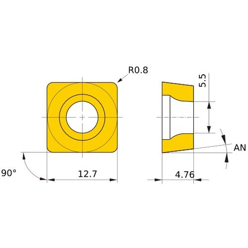 ■三菱 ステンレス鋼旋削加工用コーテッド超硬材種MC_MP7100シリーズ MC7125《10個入》〔品番:SCMT120408MM〕【7067061×10:0】[送料別途見積り][掲外取寄][店頭受取不可]