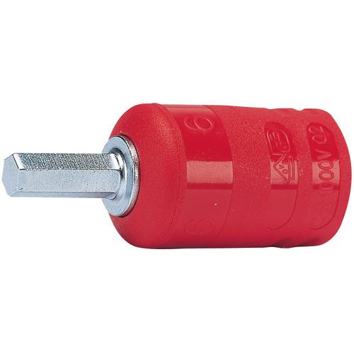 ■Ko-ken 絶縁ヘックスビットソケット 6mm〔品番:IN3012M.436〕【7073060:0】[送料別途見積り][掲外取寄][店頭受取不可]
