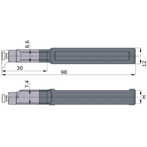 ■三菱 刃先交換式旋削工具 XBシリーズ ホルダー〔品番:XBSH091200098CC〕【7076595:0】[送料別途見積り][掲外取寄][店頭受取不可] 24,289円