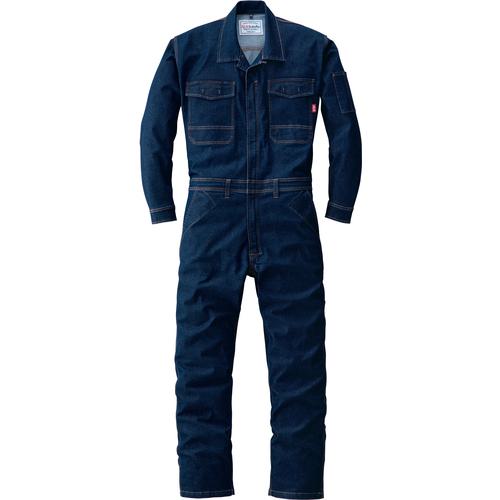 ■AUTO-BI 通年モデル つなぎ服 25010-001 ネイビーブルー Lサイズ〔品番:25010001L〕【7077444:0】[送料別途見積り][掲外取寄][店頭受取不可]｜ホームセンターバロー　店