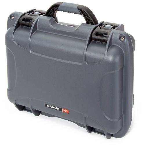 ■タカチ 防水キャリングケース(カラーバージョン) NKシリーズ 外形寸法間口391×奥行309×高さ172mm グラファイトグレー 内装スポンジフォーム付き〔品番:NK915GS〕【7077685:0】[送料別途見積り][法人・事業所限定][直送][店頭受取不可]