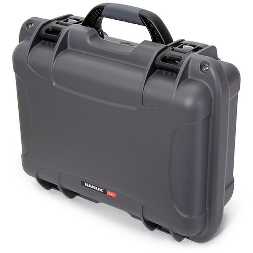 ■タカチ 防水キャリングケース(カラーバージョン) NKシリーズ 外形寸法間口424×奥行342×高さ172mm グラファイトグレー 内装スポンジフォーム付き〔品番:NK920GS〕【7077686:0】[送料別途見積り][法人・事業所限定][直送][店頭受取不可]