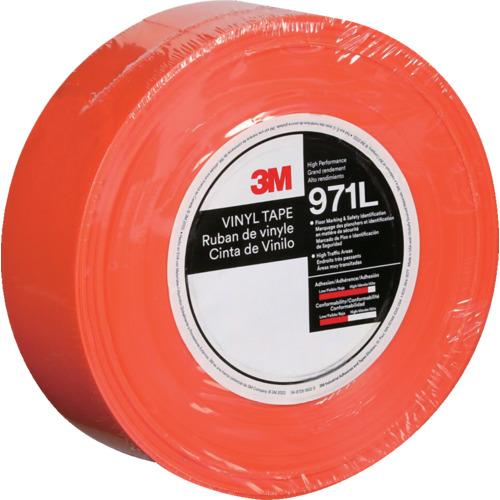 ■3M 超高耐久ラインテープ 971L 橙 50.8mm×32.9m〔品番:971LOR50X32〕【7078026:0】[店頭受取不可]