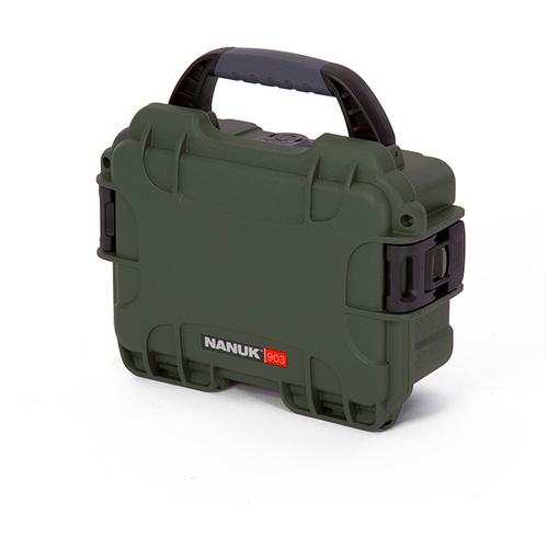 ■タカチ 防水キャリングケース(カラーバージョン) NKシリーズ 外形寸法間口232×奥行173×高さ97mm オリーブグリーン 内装スポンジフォームなし〔品番:NK903OL〕【7079352:0】[送料別途見積り][法人・事業所限定][直送][店頭受取不可]