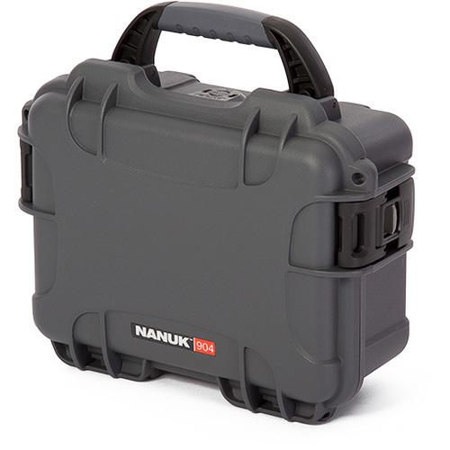 ■タカチ 防水キャリングケース(カラーバージョン) NKシリーズ 外形寸法間口259×奥行200×高さ114mm グラファイトグレー 内装スポンジフォームなし〔品番:NK904G〕【7079360:0】[送料別途見積り][法人・事業所限定][直送][店頭受取不可]