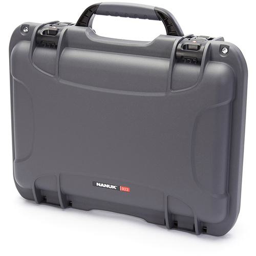 ■タカチ 防水キャリングケース(カラーバージョン) NKシリーズ 外形寸法間口471×奥行364×高さ161mm グラファイトグレー 内装スポンジフォーム付き〔品番:NK923GS〕【7079377:0】[送料別途見積り][法人・事業所限定][直送][店頭受取不可]