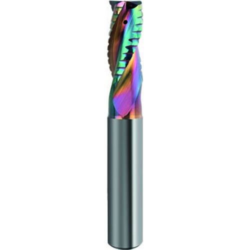 ■GUHRING アルミ用3枚刃高能率ラフィングエンドミル レギュラー Carbo+コート 6mm〔品番:64646.000〕【7083534:0】[送料別途見積り][法人・事業所限定][掲外取寄][店頭受取不可]