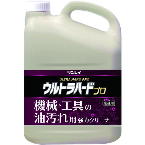 ■リンレイ ウルトラハードプロ 機械・工具の油汚れ用 強力クリーナー 4L ハードボトル《3個入》〔品番:706155〕【7085008×3:0】[送料別途見積り][法人・事業所限定][外直送][店頭受取不可]