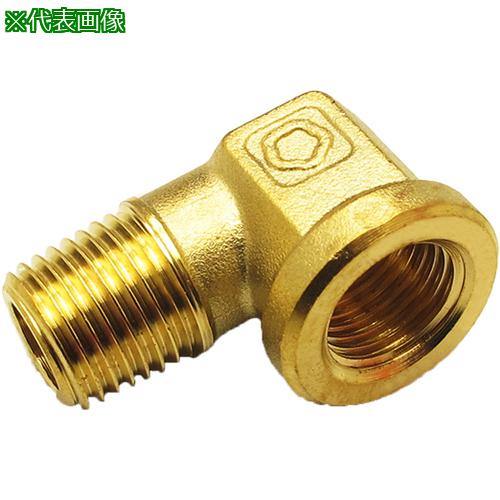 ■NIKKI 黄銅製ストリートエルボ 1/2×1/2 10個入〔品番:NA06S40412X12〕【7091934:0】[送料別途見積り][掲外取寄][店頭受取不可]