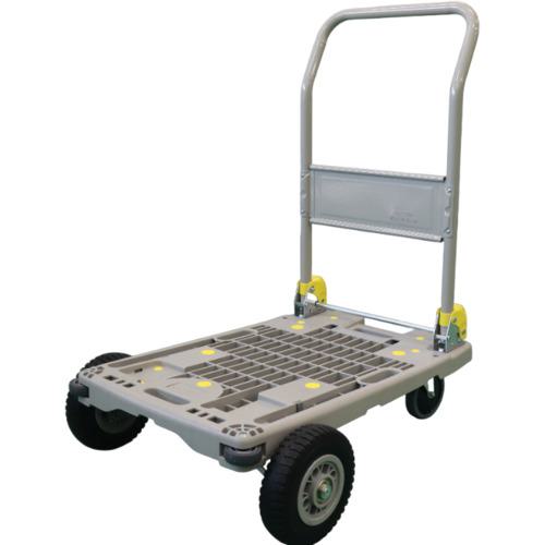■ヨドノ オフロード台車 ライトメッシュカーX〔品番:201PAX〕【7093043:0】[送料別途見積り][法人・事業所限定][外直送][店頭受取不可]