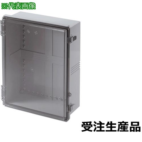 ■タカチ UL認証 防水・防塵開閉式ポリカ-ボネートプラボックス BC-Cシリーズ 160×450×350mm〔品番:BCCTP354516〕【7093175:0】[送料別途見積り][法人・事業所限定][直送][店頭受取不可]