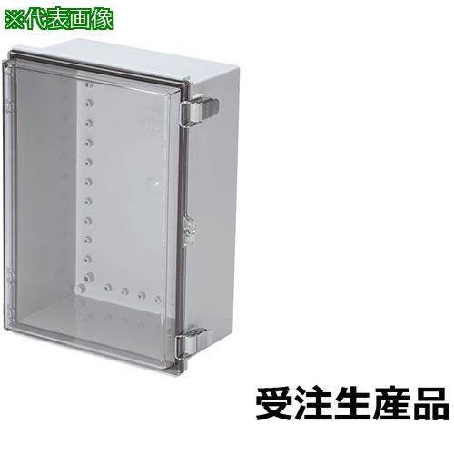 ■タカチ UL認証 防水・防塵開閉式ポリカ-ボネートプラボックス BC-Cシリーズ 150×350×250mm〔品番:BCCTP253515〕【7093180:0】[送料別途見積り][法人・事業所限定][直送][店頭受取不可]