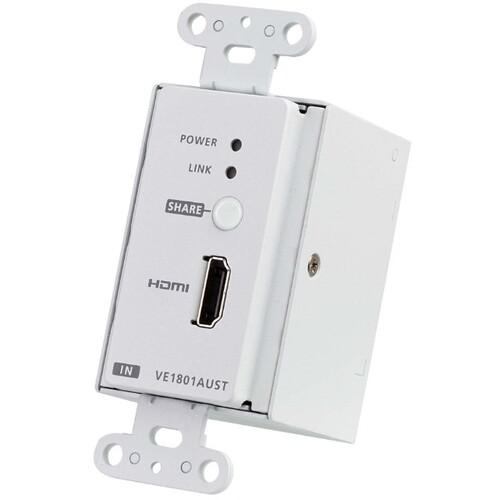 ■ATEN HDMI HDBaseT Class B トランスミッター スイッチボックス対応タイプ〔品番:VE1801AUST〕【7093345:0】[送料別途見積り][掲外取寄][店頭受取不可]