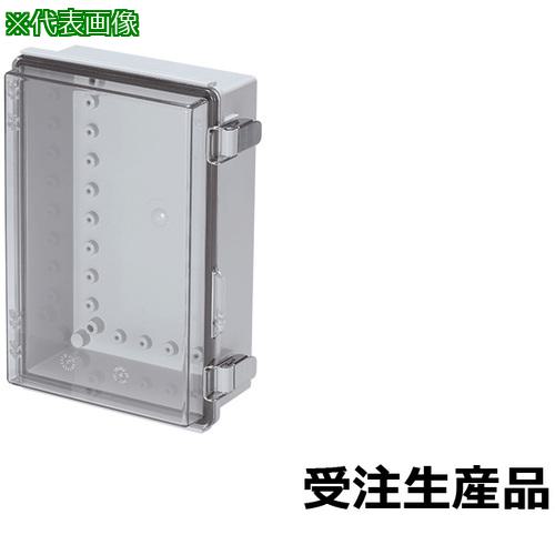 ■タカチ UL認証 防水・防塵開閉式ポリカ-ボネートプラボックス BC-Cシリーズ 100.5×280×190mm〔品番:BCCTP192810〕【7094722:0】[送料別途見積り][法人・事業所限定][直送][店頭受取不可]