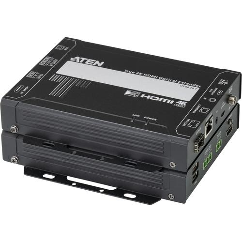 ■ATEN 光ファイバーHDMIエクステンダー True 4K対応 マルチタイプ〔品番:VE883AK1〕【7094818:0】[送料別途見積り][掲外取寄][店頭受取不可]