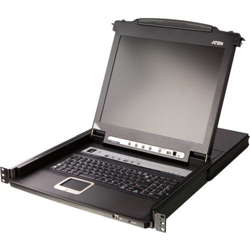 ■ATEN 8ポート PS/2-USB VGA LCD KVMドロワー ロングレールタイプ〔品番:CL5708MWJJL〕【7094867:0】[送料別途見積り][掲外取寄][店頭受取不可] 247,280円