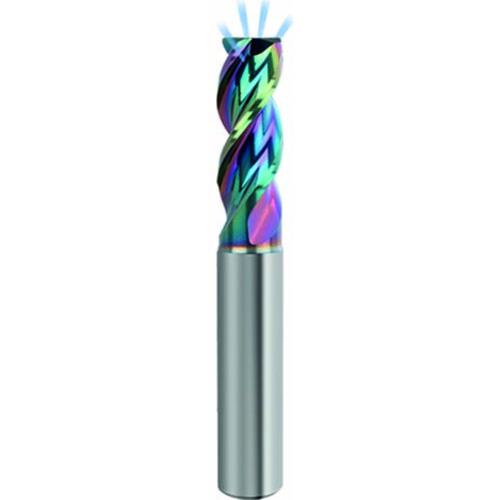 ■GUHRING アルミ用3枚刃高能率エンドミル レギュラー Carbo+コート コーナーR付き 10mm〔品番:824810.015〕【7095906:0】[送料別途見積り][法人・事業所限定][掲外取寄][店頭受取不可]｜ホームセンターバロー　店