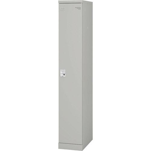 ■IRIS スチールロッカー SLタイプ ダイヤル錠/1人用 グレー〔品番:SL01DGR〕【7096667:0】[送料別途見積り][法人・事業所限定][外直送][店頭受取不可]