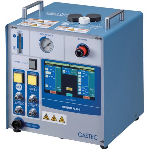 ■GASTEC 校正用ガス調整装置 2流路〔品番:PD1C2〕【7104521:0】[送料別途見積り][法人・事業所限定][直送][店頭受取不可]
