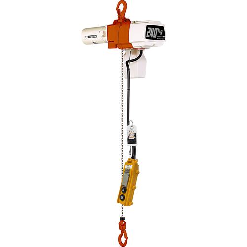 ■KITO 電気チェーンブロック キトーセレクト 2速選択形 単相200V 240kg×3m〔品番:EDX24SD〕【7113972:0】[送料別途見積り][法人・事業所限定][外直送][店頭受取不可]