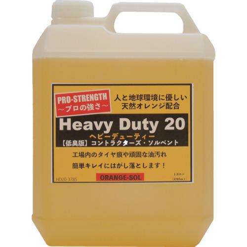 ■ディゾルビット 油・塗料・接着剤の剥がし剤 ヘビーデューティー20 1ガロン〔品番:HD203785〕【7116623:0】[店頭受取不可]