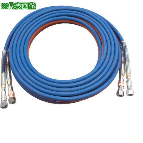 ■千代田 ガス溶断用ホース マイルドホースCSS-10M〔品番:CSS10M〕【7119549:0】[店頭受取不可]