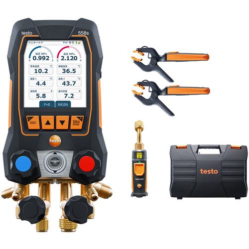 ■TESTO デジタルマニホールド testo 558s セット〔品番:0564558255〕【7125761:0】[送料別途見積り][掲外取寄][店頭受取不可]