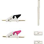 ■サンハヤト テストクリップ(0.5mmピッチ対応/ショートタイプ/2本入)〔品番:FP10SN02〕【7129162:0】[送料別途見積り][掲外取寄][店頭受取不可]｜ホームセンターバロー　店