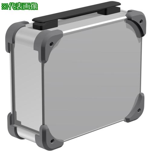 ■タカチ コーナーガード付キャリングケース AUGHシリーズ 111×438×308mm シルバー/グレー/ブラック〔品番:AUGH993043SGB〕【7130038:0】[法人・事業所限定][直送元][店頭受取不可]