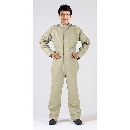 ■テイケン CWW51アラミド綿混耐熱つなぎ服L〔品番:CWW51L〕【7130417:0】[送料別途見積り][法人・事業所限定][掲外取寄][店頭受取不可]｜ホームセンターバロー　店