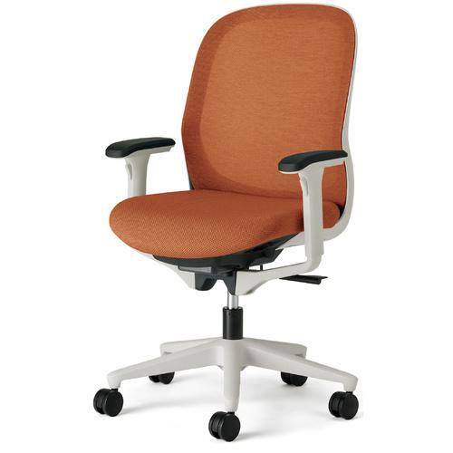 ■PLUS 658613 事務イス Fita2 KD-FT00MKL OR〔品番:KDFT00MKLOR〕【7133615:0】[送料別途見積り][法人・事業所限定][外直送][店頭受取不可]｜ホームセンターバロー　店 46,530円