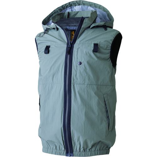 ■山真製鋸 冷却着 アイスマンハイバックウェアベストセット L・グレー L〔品番:IHVGYLSET〕【7140470:0】[送料別途見積り][法人・事業所限定][外直送][店頭受取不可] 18,041円