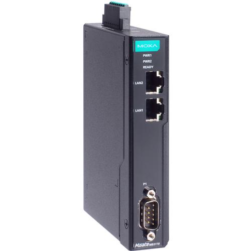■MOXA 1ポート アドバンスド Modbusゲートウェイ IEC62443-4-2準拠 RJ45×2 DB9〔品番:MGATEMB3170G2〕【7142485:0】[送料別途見積り][法人・事業所限定][掲外取寄][店頭受取不可]