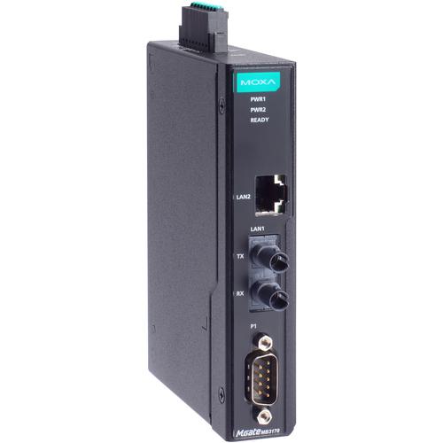 ■MOXA 1ポート アドバンスド Modbusゲートウェイ IEC62443-4-2準拠 RJ45×1 シングルモードSC×1 DB9 ワイド温度モデル〔品番:MGATEMB3170SSCG2T〕【7142494:0】[送料別途見積り][法人・事業所限定][掲外取寄][店頭受取不可]