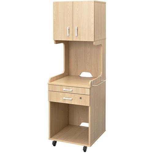 ■アールエフヤマカワ メディット 床頭台ハイ ナチュラル〔品番:RFMSDHNA〕【7146237:0】[法人・事業所限定][直送元][店頭受取不可]｜ホームセンターバロー　店