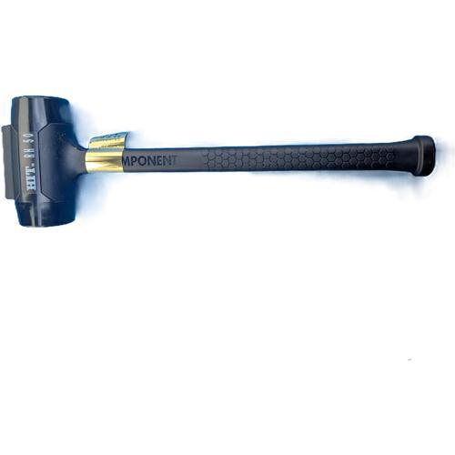 ■HIT ウレタンショックレスハンマー かけやタイプ 90 全長750mm〔品番:RH90〕【7147308:0】[送料別途見積り][掲外取寄][店頭受取不可]