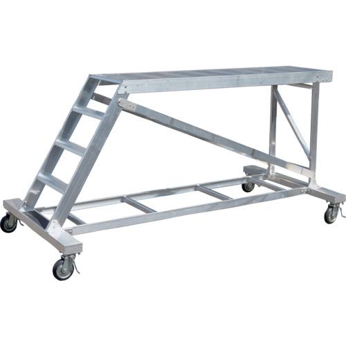 ■ハセガワ アルミ大型作業台 WB型 天板寸法2120×610mm 天板高さ1.04m〔品番:WB10A〕【7148660:0】[送料別途見積り][法人・事業所限定][外直送][店頭受取不可]