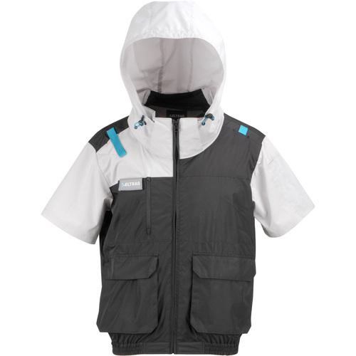 ■カジメイク 8910 ヴァンフォール空調風神服 半袖 ブラック 5L〔品番:8910915L〕【7150429:0】[送料別途見積り][掲外取寄][店頭受取不可]