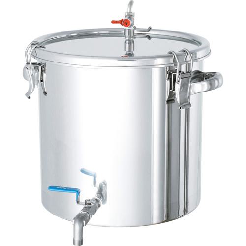 ■MONOVATE CTHV-AIV ボールバルブ付密閉容器 空気抜付 100L〔品番:CTHVAIV47H〕【7154231:0】[送料別途見積り][法人・事業所限定][外直送][店頭受取不可]