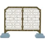■DIC ディックSPフェンス 1500&times;1200 ベースウエイト別売り オリーブドラブ〔品番:DSPF1500OD〕【7158492:0】[送料別途見積り][法人・事業所限定][外直送][店頭受取不可]｜ホームセンターバロー　店