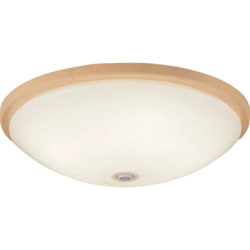 ■Panasonic 小型LEDシーリングライト 引掛シーリング方式 FreePa(センサ) 20形 内玄関・廊下用 ON/OFF型 温白色 メイプル調〔品番:LGBC81035LE1〕【7158553:0】[送料別途見積り][掲外取寄][店頭受取不可]